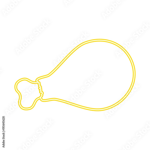 delicious chicken thigh icon vector illustration design