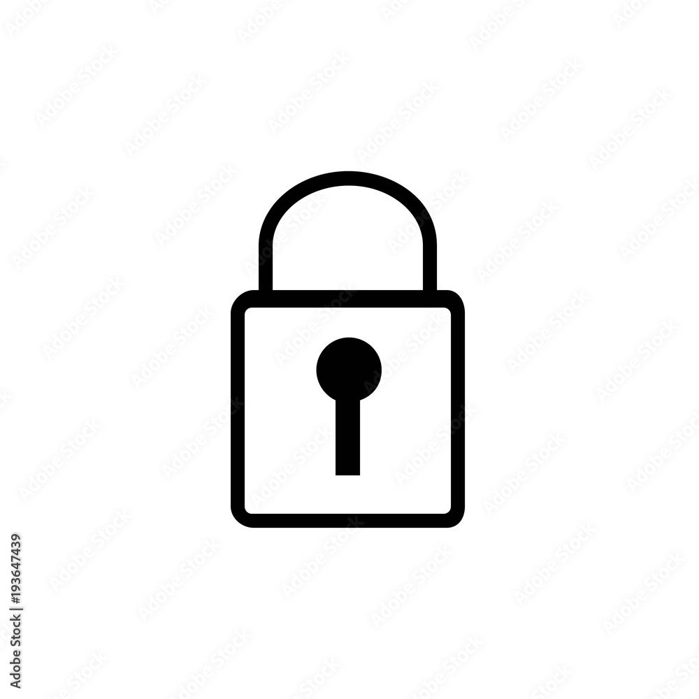 padlock Vector Template Design padlock Vector Template Design