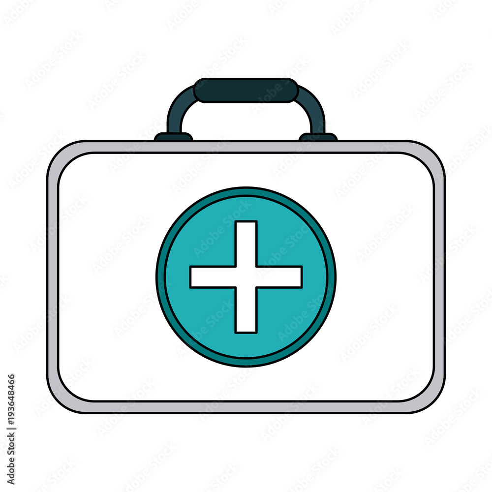 First aids suitcase vector illustration graphic design First aids suitcase vector illustration graphic design