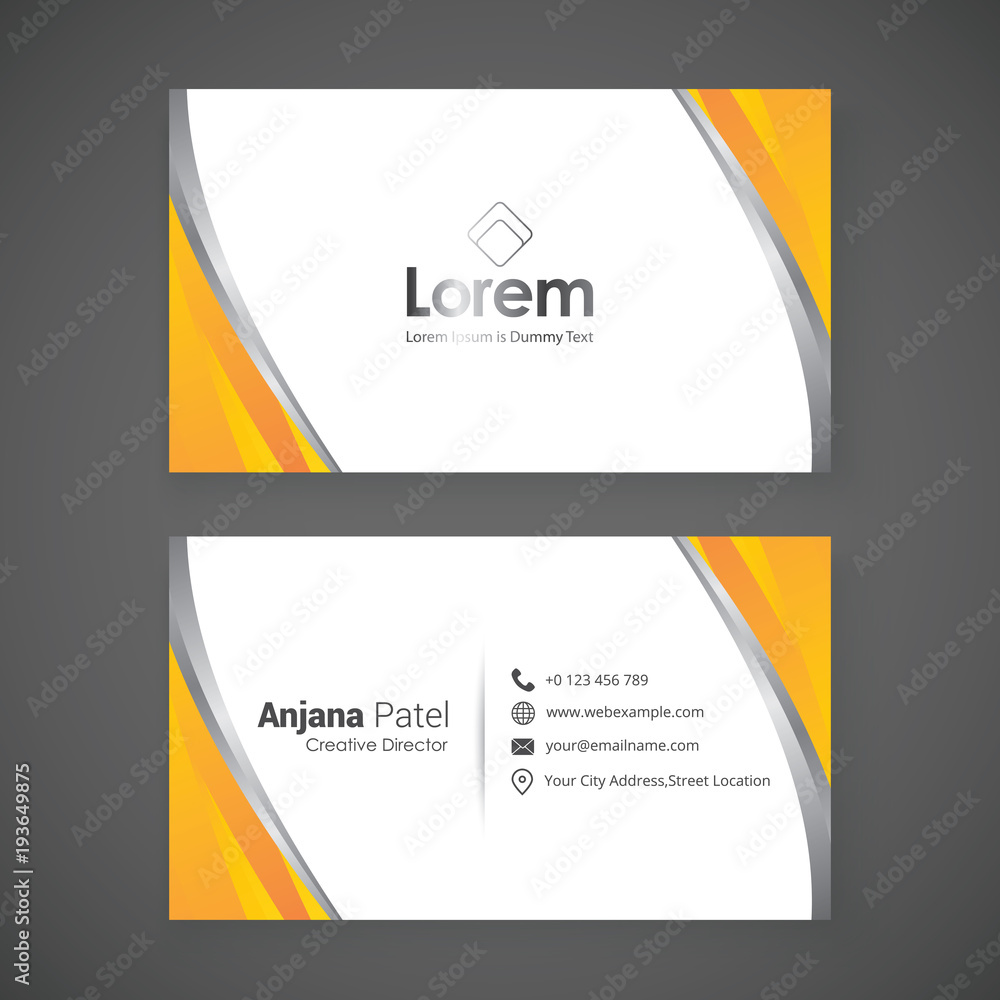 Creative business card mock-up