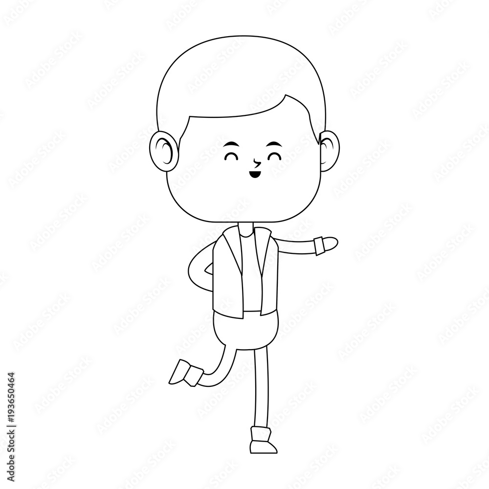 Cute boy cartoon vector illustration graphic design Cute boy cartoon vector illustration graphic design