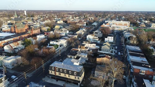 Wallpaper Mural Aerial View of Delaware Riverfront Port City Gloucester New Jersey Torontodigital.ca
