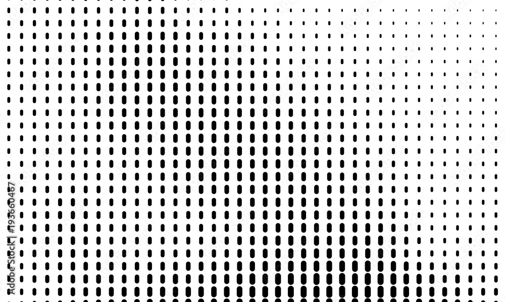 Abstract monochrome halftone pattern. Futuristic panel.