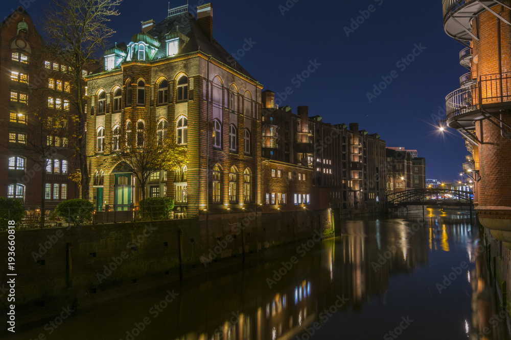 Night Lights in Hamburg Speicherstadt Night Lights in Hamburg Speicherstadt