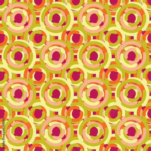 Polka dot seamless pattern. The colorful balls. Scribble texture.   extile rapport. 