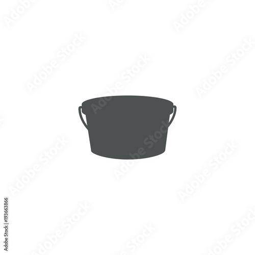 pail icon. sign design