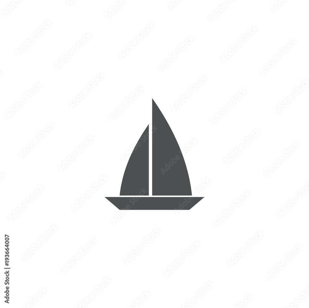boat icon. sign design