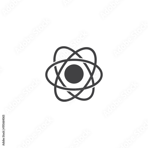 atom icon. sign design