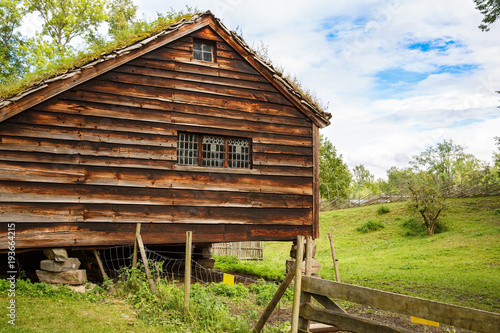 Traditional old farm house in Oslo