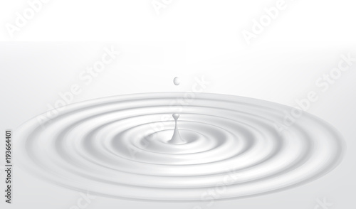 Milk splash. vector illustration