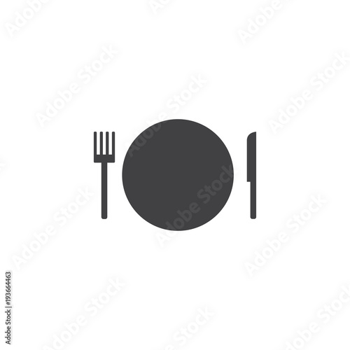 plate icon. sign design photo