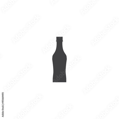 bottle icon. sign design