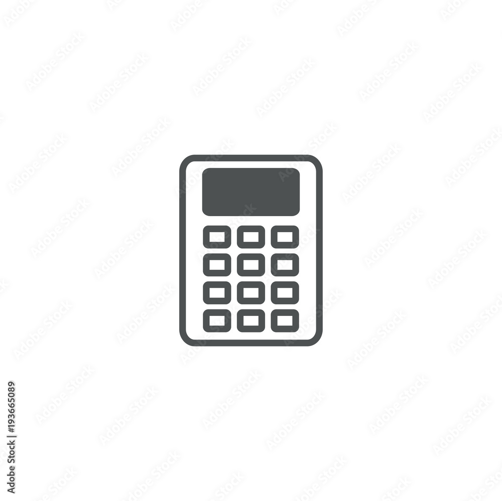 calculator icon. sign design calculator icon. sign design