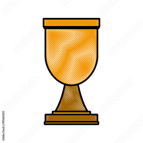 Sacred chalice cup vector illustration graphic design