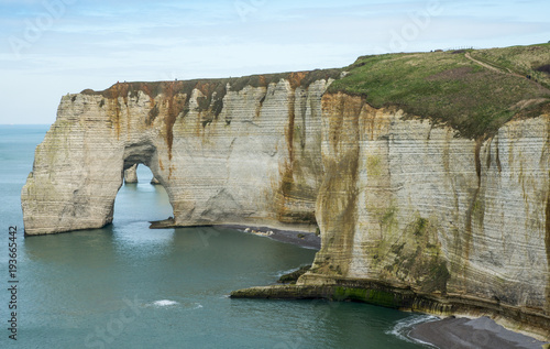 La Manneporte d'Etretat ou grande porte, porte principale  *  The Manneporte is the third arche and the biggest one of the cliffs of Etretat photo