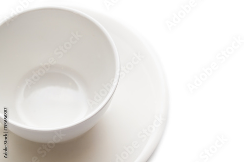 A cup for tea on a white background