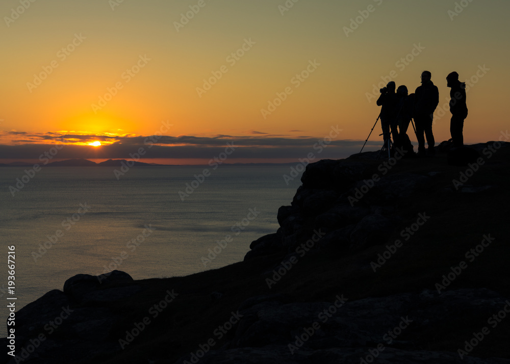 Photographers at Neist Point