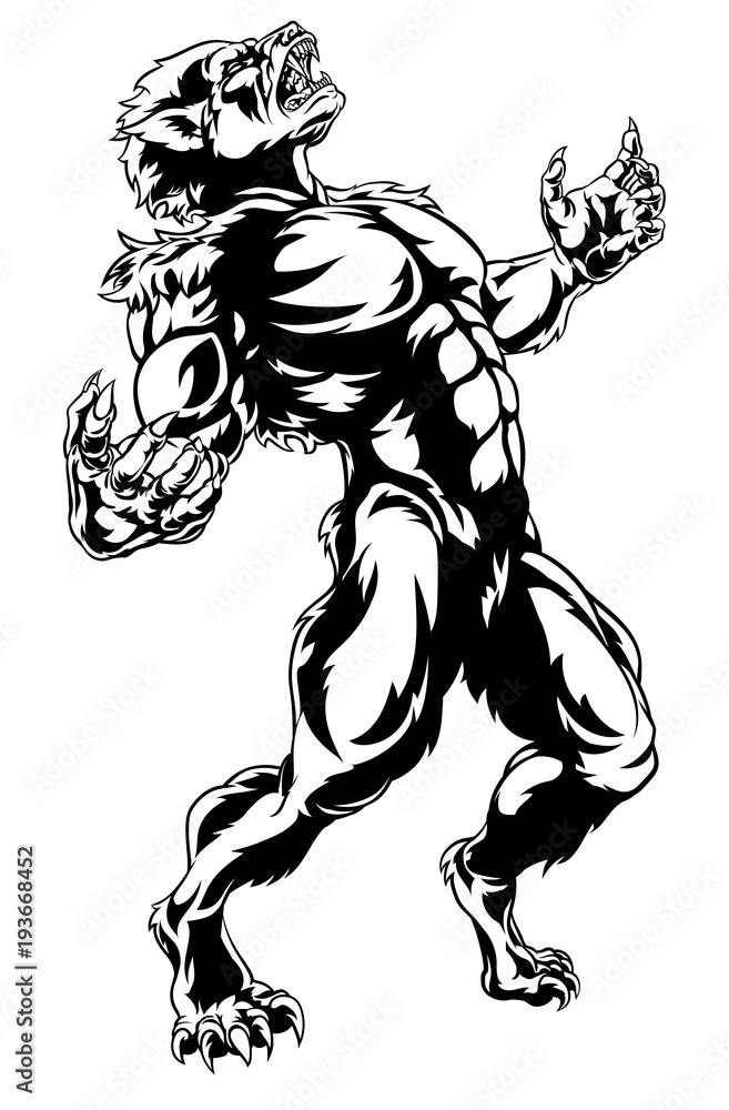 Werewolf Horror Monster Werewolf Horror Monster