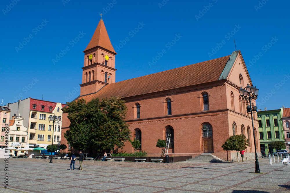 Holy Trinity Church in the New Town Market Square in Torun, Poland