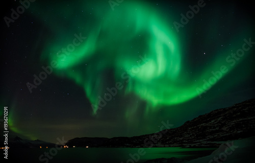 Northern Light  Aurora Borealis  Norway  Lofoten  vesteralen