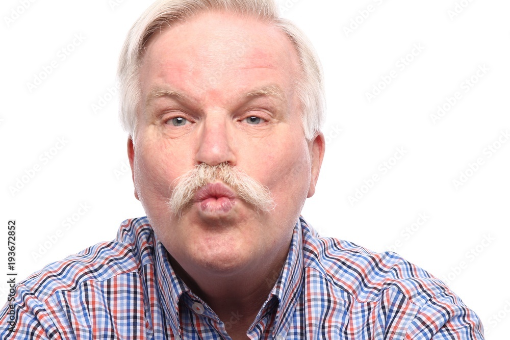 Obraz premium Older mature man