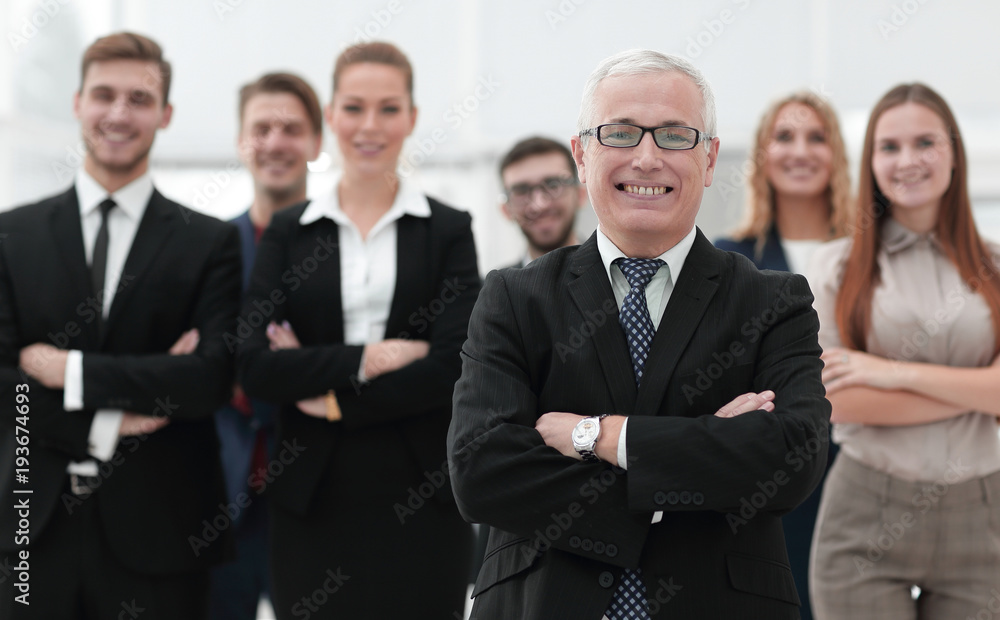 closeup portrait of a leading business team. closeup portrait of a leading business team.
