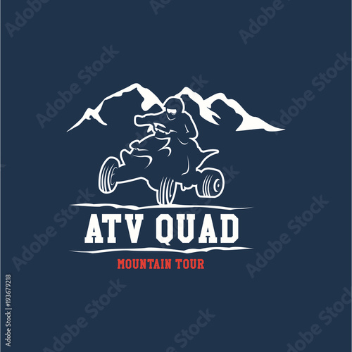 ATV Quad Logo Vector Template Design