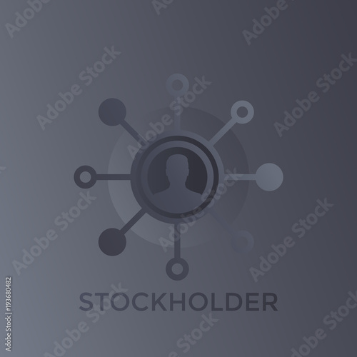 stockholder vector icon