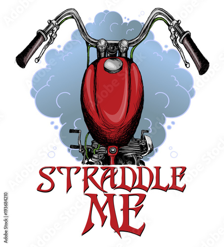 Canvas Print "Straddle me" awesome t-shirt print, poster