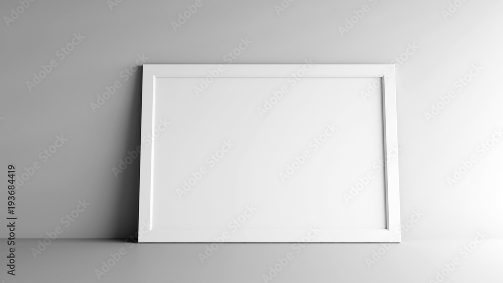 Picture frame on a wall Picture frame on a wall