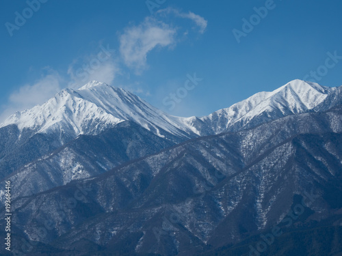 安曇野から望む飛騨山脈 © F_studio