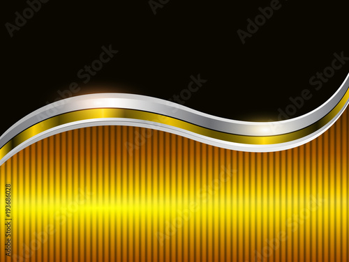 Gold business background, elegant vector illustration.