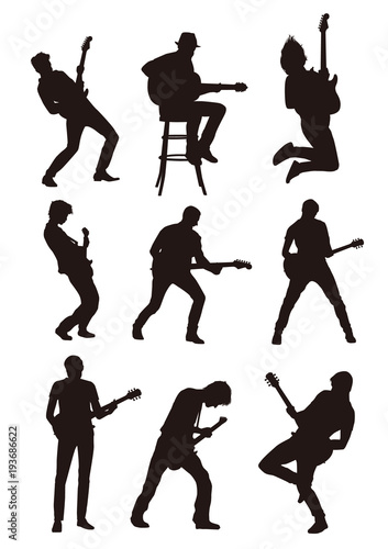 Guitarist Silhouettes