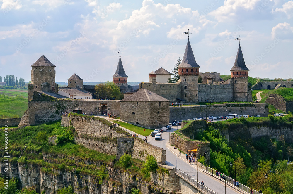 Medieval castle in Ukraine