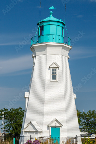 Beautiful lighthouse at Port Dalhousie Harbour, Ontario, Canada