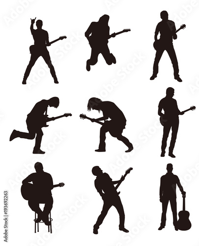 Guitarist Silhouettes