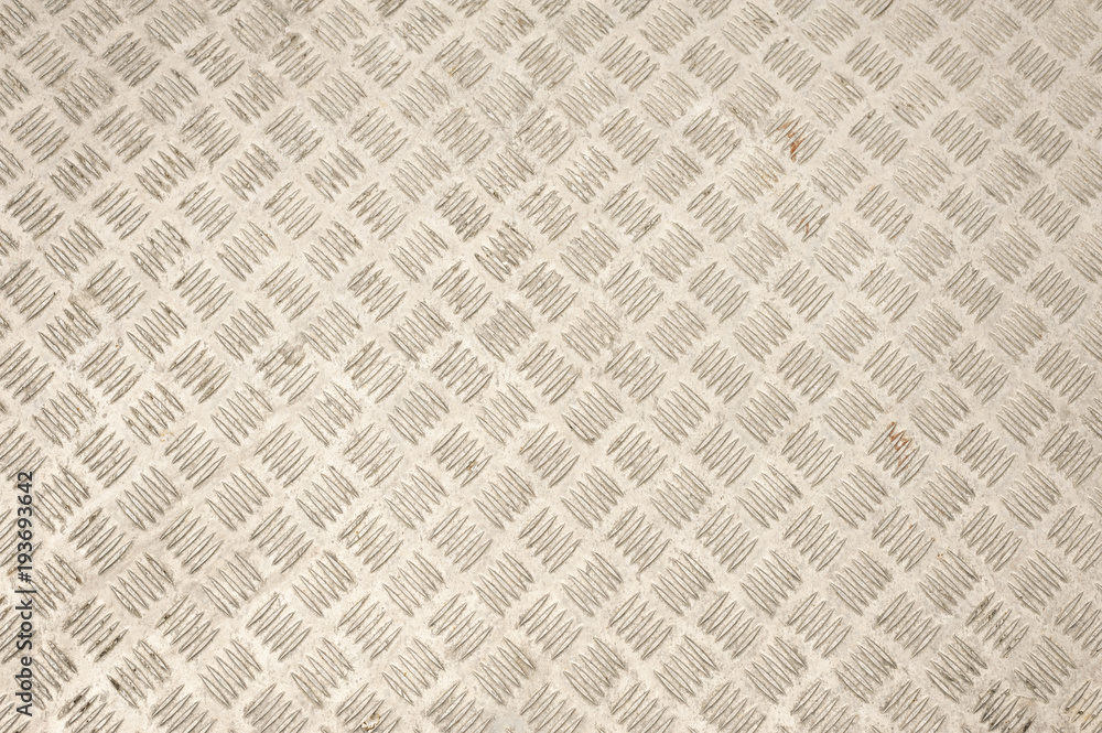 Fototapeta premium Old rusty checker plate floor texture background