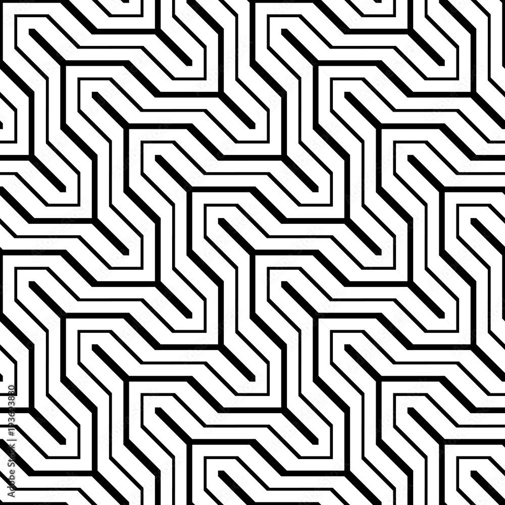 Design seamless monochrome zigzag pattern Design seamless monochrome zigzag pattern