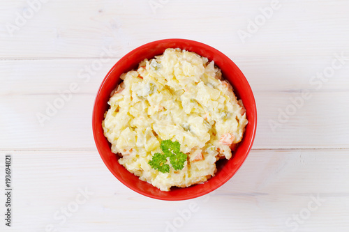 bowl of potato salad