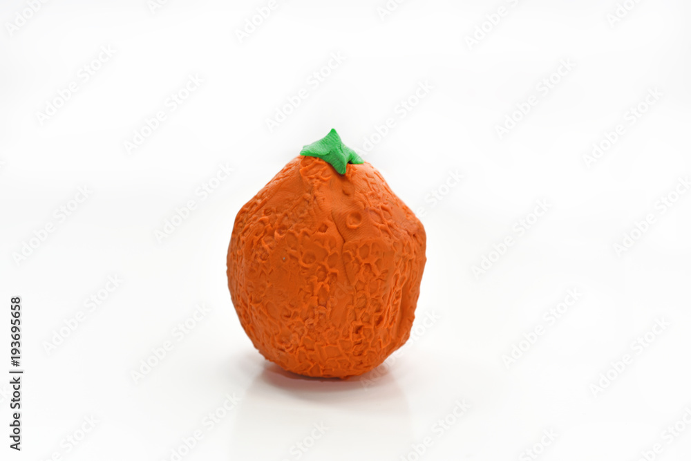 Orange from play clay. Orange from play clay.