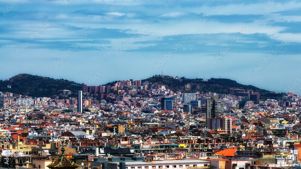 Barcelona cityscape 