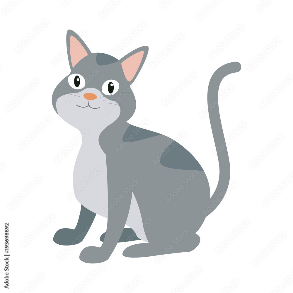 Cat pet cartoon icon vector illustration graphic design Cat pet cartoon icon vector illustration graphic design