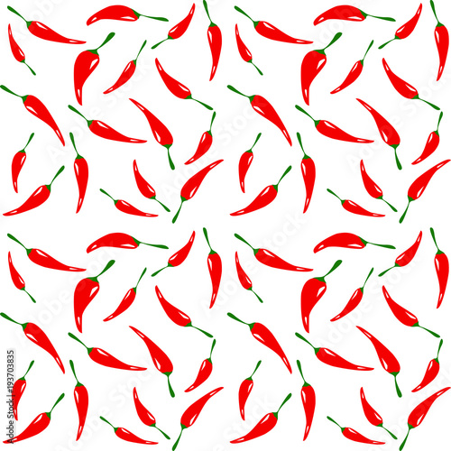 chili vector pattern