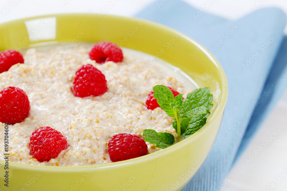 bowl of oatmeal porridge bowl of oatmeal porridge