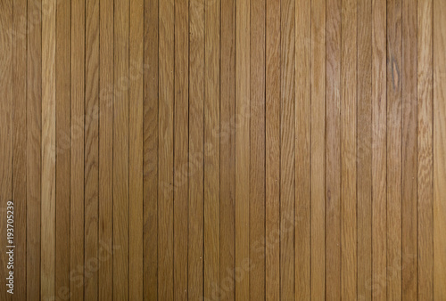 Vertical pattern of natural wooden wall, interior design.