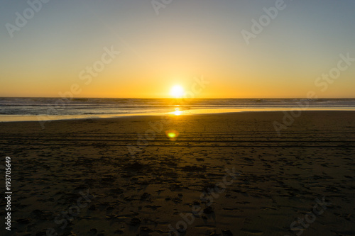 sunset over ocean