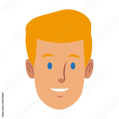 worker portrait of delivery man with cap vector illustration