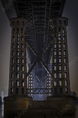 The eiffel bridge, Cubzac-les-ponts, Gironde, France