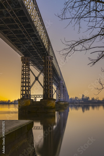 The eiffel bridge, Cubzac-les-ponts, Gironde, France