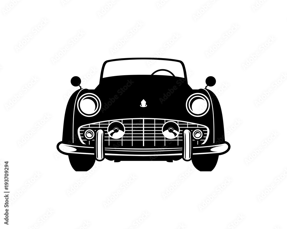 Black Antique Car Logos